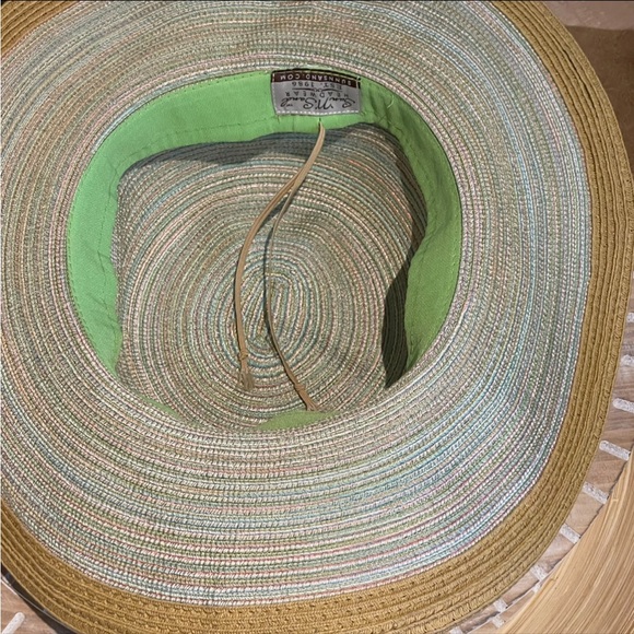 Sun and Sand Hat Straw Natural Beach Cruise Adjust UPF 50 new - Picture 7 of 12